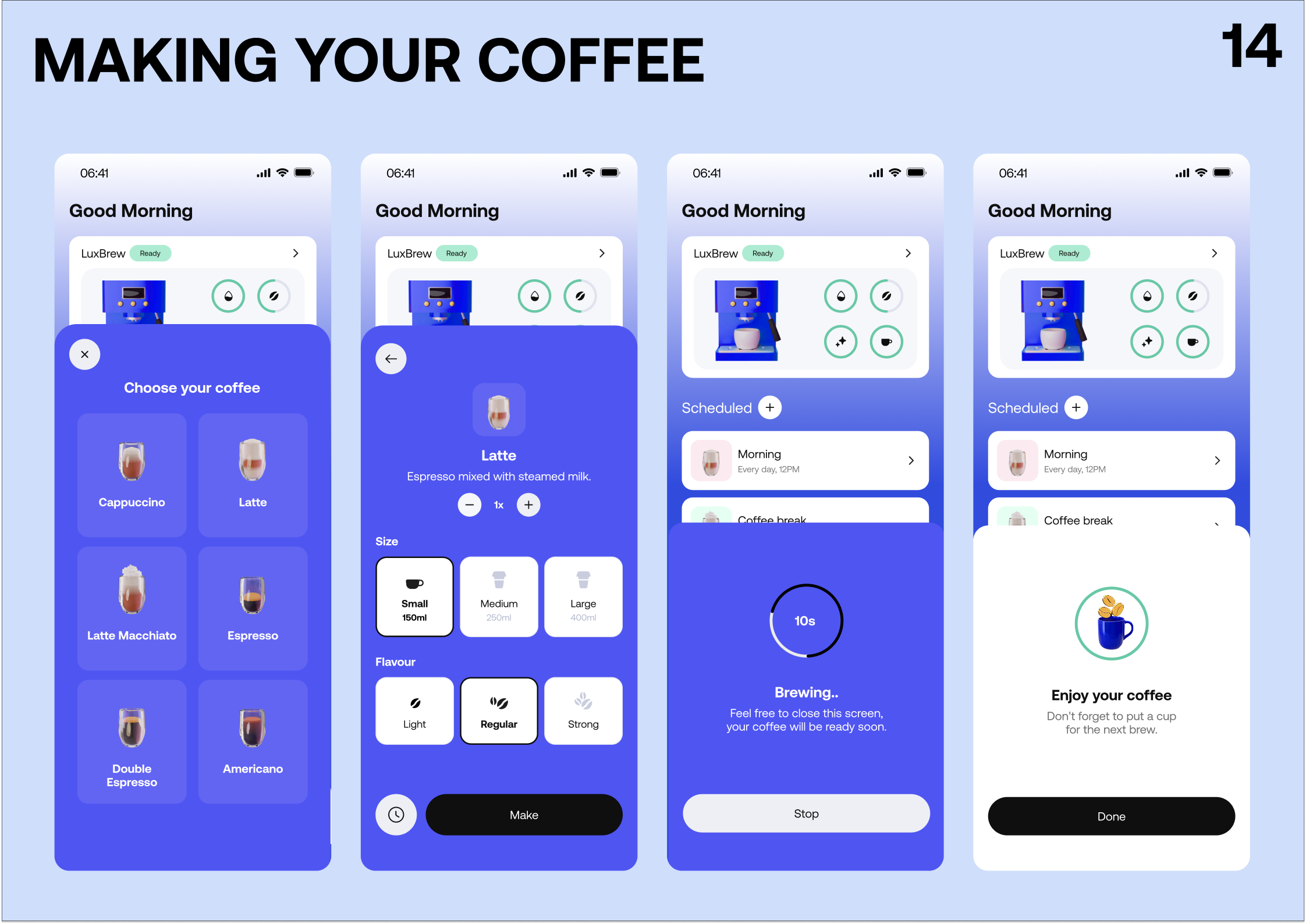 Revolut Coffee App Detail
